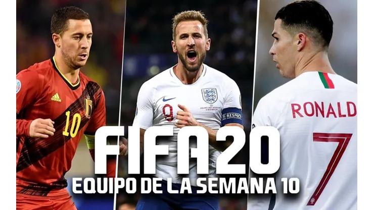 FIFA 20: Ronaldo, Kane y Hazard en la delantera del TOTW 10