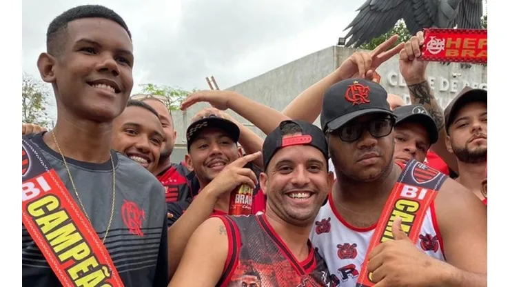Fotos: los hinchas de Flamengo ya festejan ser campeones de la Libertadores