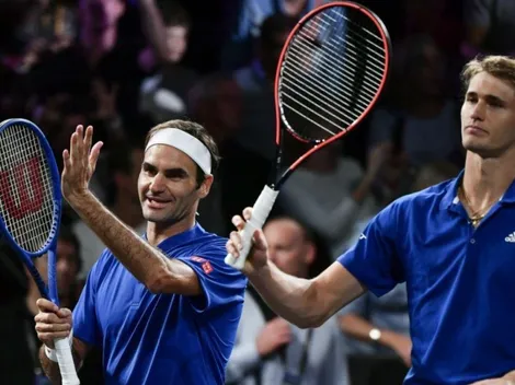 Qué canal transmite Federer vs. Zverev por un duelo de exhibición en Argentina