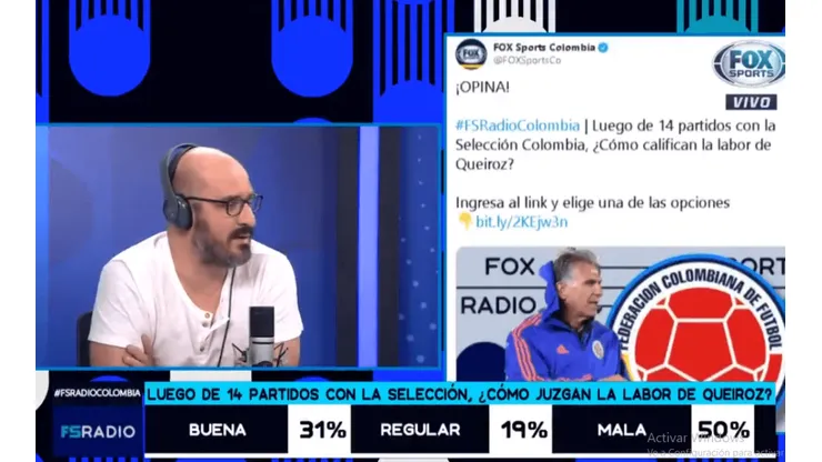Foto captura de las declaraciones de Pino.