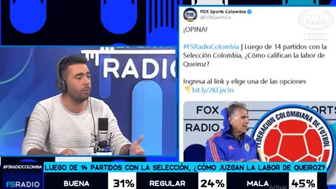 Foto del periodista de Fox Sports.