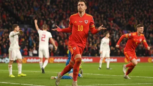 Aaron Ramsey, la gran figura del partido.