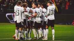 La celebración de los jugadores alemanes.