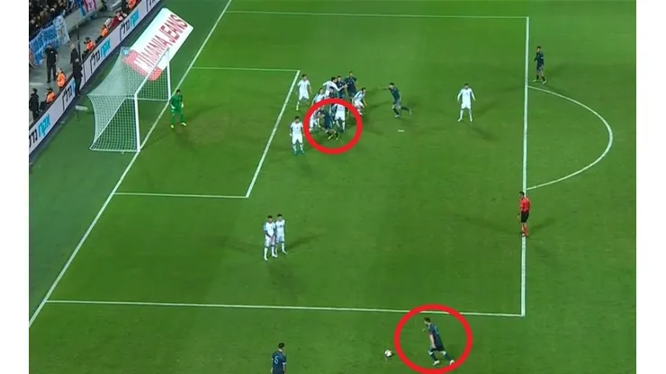 El empate parcial de Argentina.