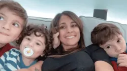 Los amamos: Antonela Roccuzzo metió foto con sus pequeños "viendo a papi"