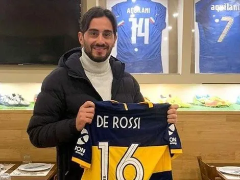 Aquilani subió foto con una camiseta de Boca y un ex-River puso cara de asco