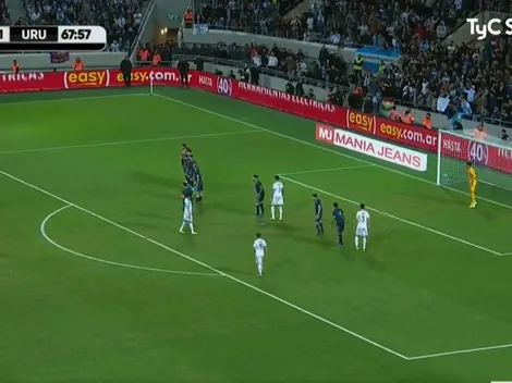Argentina lo empató y se ilusionó, hasta que apareció Suárez con un golazo de tiro libre