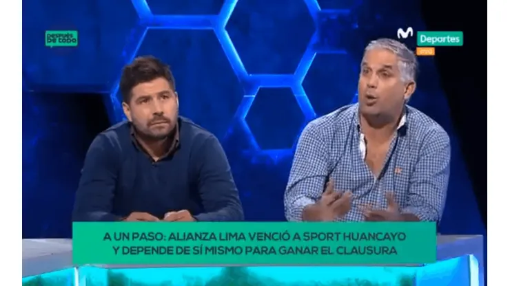 Rebagliatti es panelista en Después de Todo de Movistar Deportes.