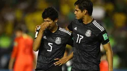 La triste imagen después de caer ante Brasil en la final del Mundial Sub 17.