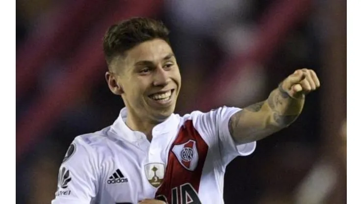Montiel pasó el día libre en la casa bien riverplatense de su familia