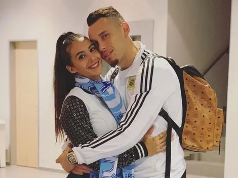 La esposa de Ocampos le mandó fuerzas a Lucas tras su lesión