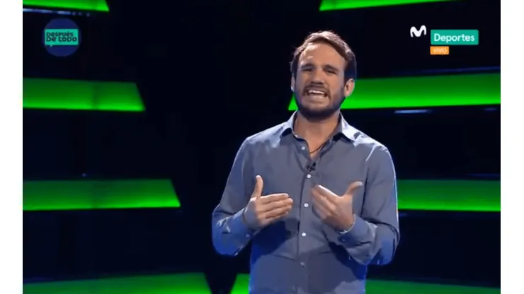 Michael Succar es conductor en Movistar Deportes.