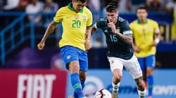 A pura risa: De Paul subió una foto divirtiéndose con Messi en el entrenamiento
