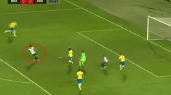 Capaldo no falló: el volante aprovechó el rebote y puso el 1 a 0 ante Brasil