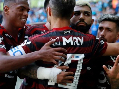 Gabigol le recordó la goleada de la Libertadores a los hinchas de Gremio