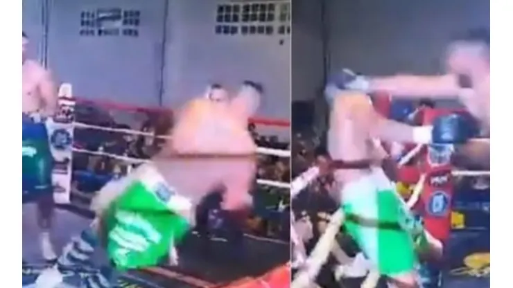 Besito a la lona: terrible castigo a Migliore, que terminó tirando la toalla