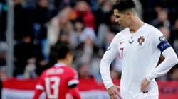 Portugal clasificó a la Eurocopa, Cristiano Ronaldo celebró a medias