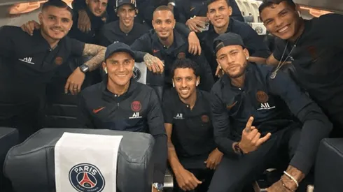 La foto de Neymar y Keylor Navas, listos para combatir el frío
