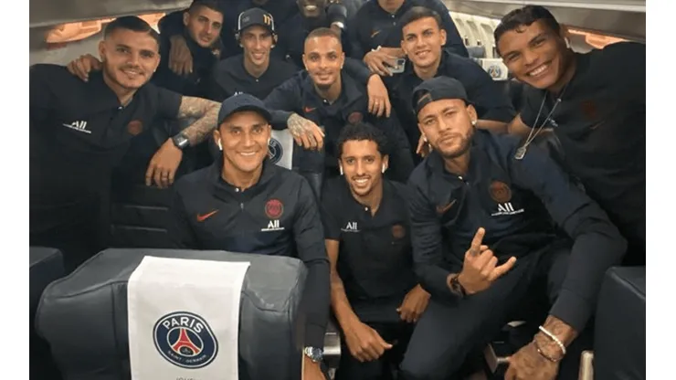 La foto de Neymar y Keylor Navas, listos para combatir el frío