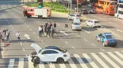 La zona del impacto. (Foto: TN)