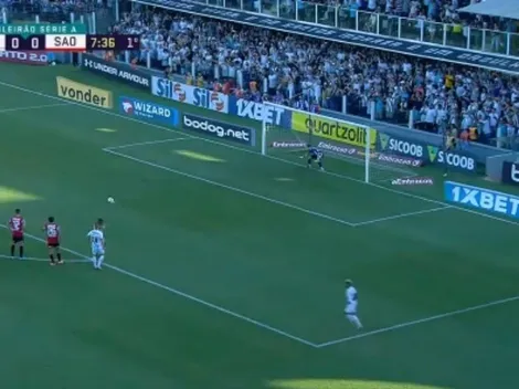 Video: Carlos Sánchez no falló y amargó al Sao Paulo de Dani Alves