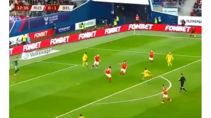 Golazo de Bélgica: Lukaku se la bajó y Hazard le rompió el arco a Rusia