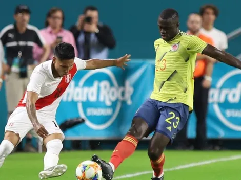 Colombia se lo ganó a Perú en el último minuto de juego