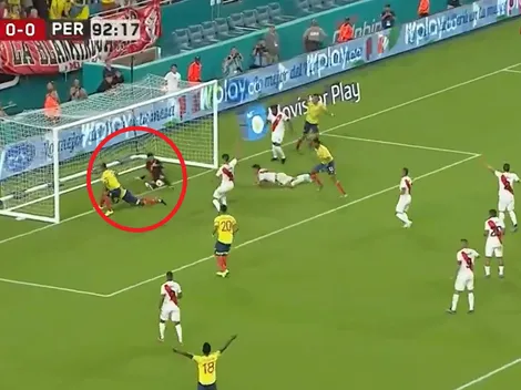 En el minuto de Dios, Dávinson Sánchez, le dio el triunfo a Colombia