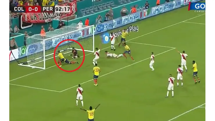 En el minuto de Dios, Dávinson Sánchez, le dio el triunfo a Colombia