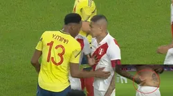 ¿La araña Mina? Paolo Guerrero se quejó de unos rasguños del defensor