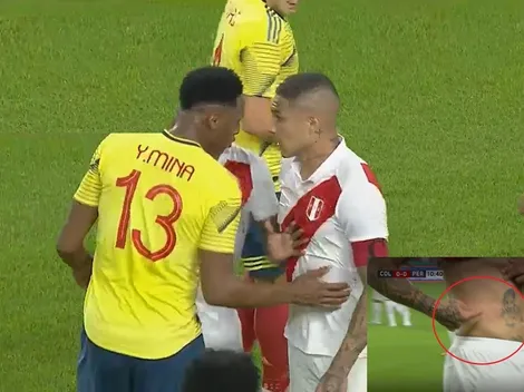 ¿La araña Mina? Paolo Guerrero se quejó de unos rasguños del defensor