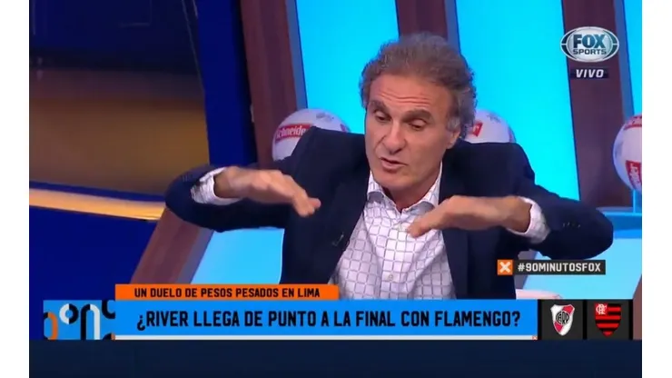 Oscar Ruggeri, nuevamente sin filtro.