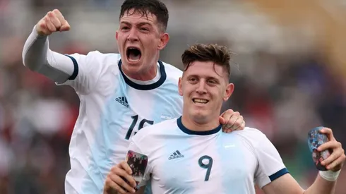 Adolfo Gaich en la Selección Argentina.