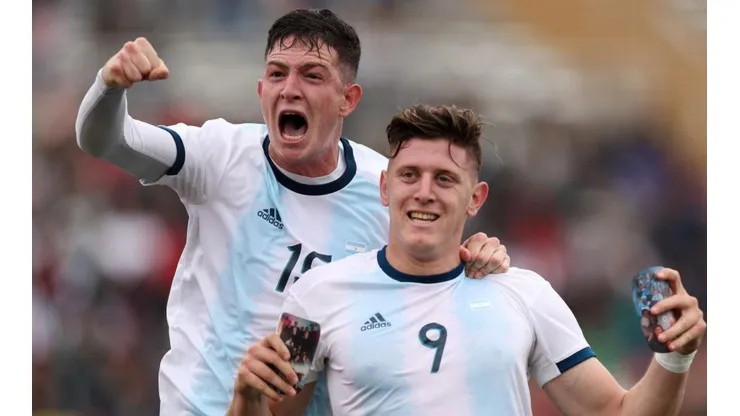 Adolfo Gaich en la Selección Argentina.