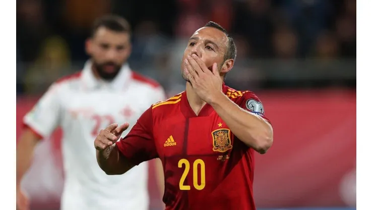 El festejo de Santi Cazorla.