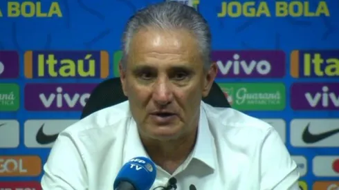 Tité en conferencia de prensa.