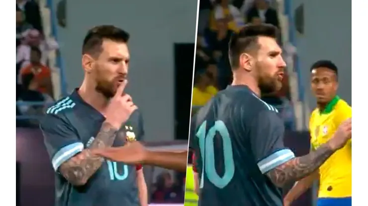 Video: el momento en que Messi mandó a callar en la cara a Tite