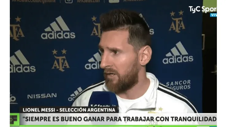 Más bueno no existe: la sincera respuesta de Messi sobre si fue penal