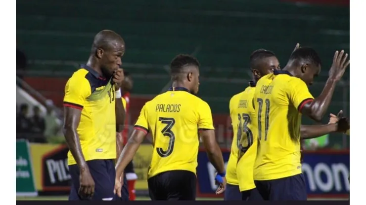 Enner Valencia, la figura de la goleada amistosa.
