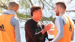 Lucas Lobos, visita especial al plantel de Tigres