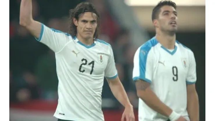 Para que miren en PSG: Cavani tardó 15' en abrir el marcador para Uruguay