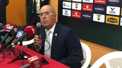 Jorge Célico en conferencia de prensa.