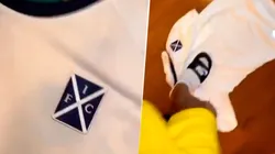 Brian Fernández agarró una camiseta de Independiente y explicó lo que hay que hacer con ella