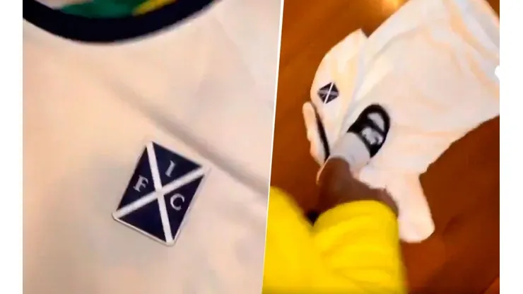 Brian Fernández agarró una camiseta de Independiente y explicó lo que hay que hacer con ella