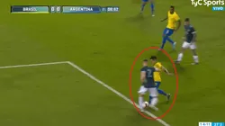 Video: el error garrafal de Foyth que terminó en penal para Brasil