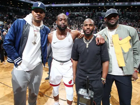 Se volvieron locos: LeBron y Wade explotaron con la firma de Carmelo Anthony