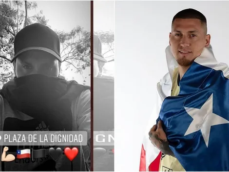 Nicolás Castillo sale a marchar en Chile