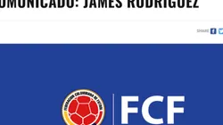 Comunicado oficial de la Federación sobre lesión de James Rodríguez