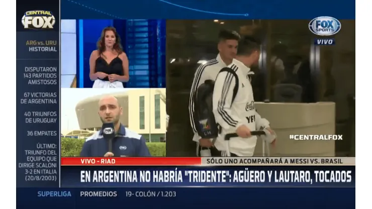 Agüero o Lautaro: en FOX Sports avisaron que solo uno acompañará a Messi