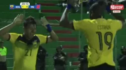 Estrada se escapó en velocidad, pasó hacia atrás y Alan Franco puso el 1-0